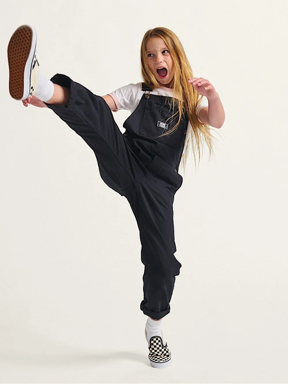 Vans Youth Groundwork Overall NWT Black Size M - Retail $75